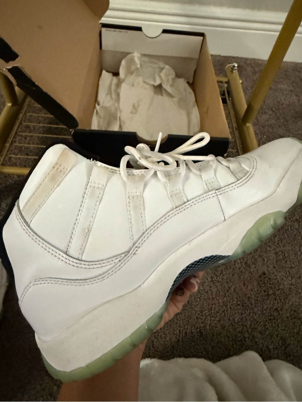 Nike Air Jordan 11 Retro “Legend Blue” 2014 GS 4.5Y / Women’s 6 w/ Original Box - Picture 6 of 8